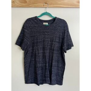 Pact T-Shirt Heather Blue Organic Cotton Men Size Large